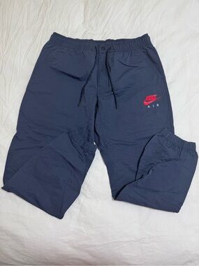 Nike Air Men's Dark Blue Drawstring Track Pants
